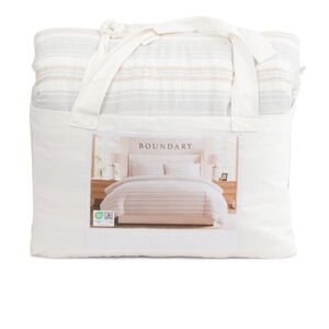 BOUNDARY 3pc Striped Comforter Set